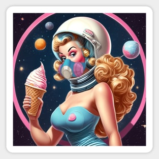 Space Sweets and Stellar Pin-Ups Sticker